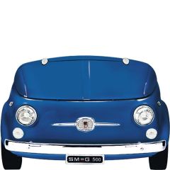 Smeg SMEG500BL 50s Retro Style FIAT 500 Refrigerator, Blue