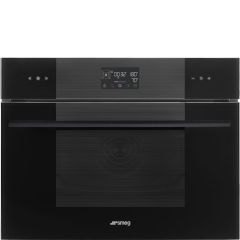 Smeg SO4102S3B3 45cm Linea Steam 100 Oven, Black