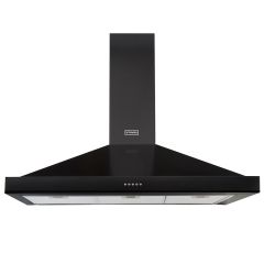 Stoves ST S1100 STER CHIM BLK 110cm Hood