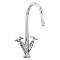 CDA TC41CH Quarter Turn Cross Handle Monobloc Tap