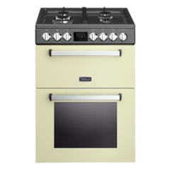 Tesla TMRDF60C Level 3 60cm Dual Fuel Mini Range Cooker - Cream