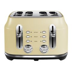 Rangemaster RMCL4S201CM  Classic 4 Slice Toaster - Matt Cream
