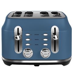 Rangemaster RMCL4S201SB Classic Collection 4 Slice Toaster - Stone Blue