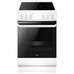 AMICA AFC1530WH 50Cm Freestanding Cooker Single Cavity