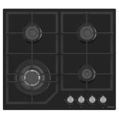 Teknix BITK260GHB 60Cm Black Gas On Glass Hob