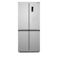 Teknix TMD4801803S American 4 Door Side By Side Fridge Freezer - Silver