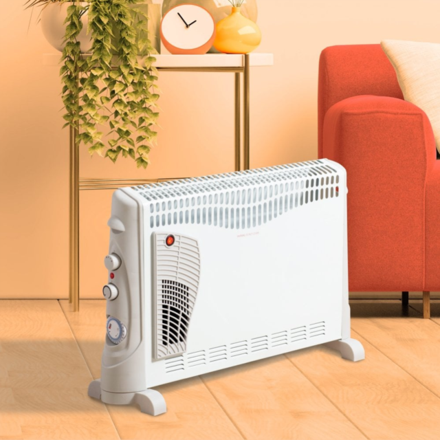 Daewoo HEA1137GE 2000W Convector Heater W/Turbo & Timer