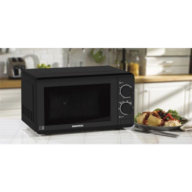 Daewoo SDA2161 700W 20L Manual Microwave - Black