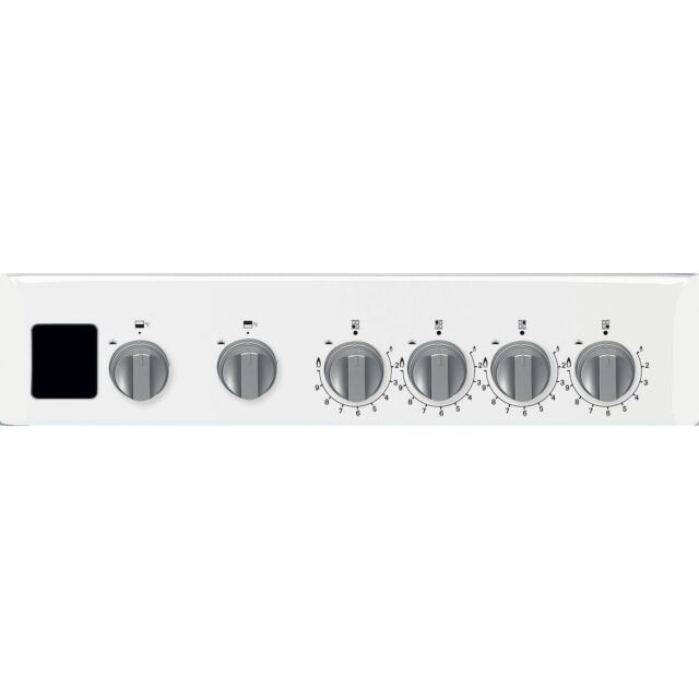 Hotpoint HD5G00CCW/UK Freestanding Double Gas Cooker - White