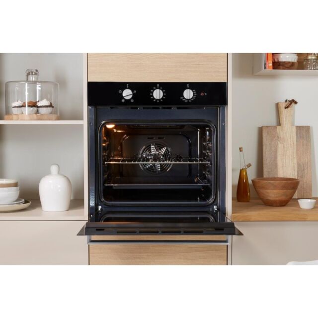 Indesit IFW 6330 BL UK Electric Single Built-In Oven - Black