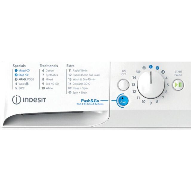 Indesit BDE 107436 WV UK Freestanding 10+7kg Washer Dryer - White