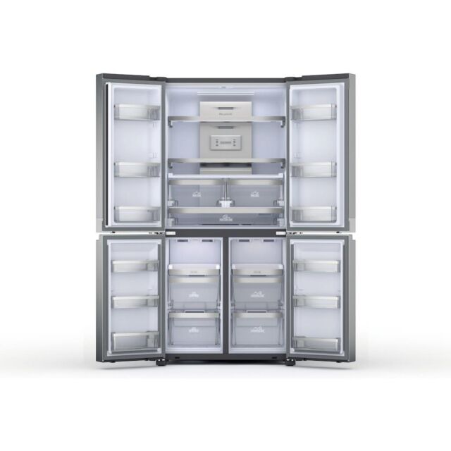 Hotpoint HQ9 M2L UK Active 4 Door Fridge Freezer - Stainless Steel