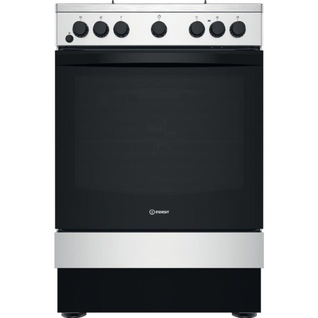 Indesit IS67G5PHX/UK Freestanding 60cm Dual Fuel Cooker