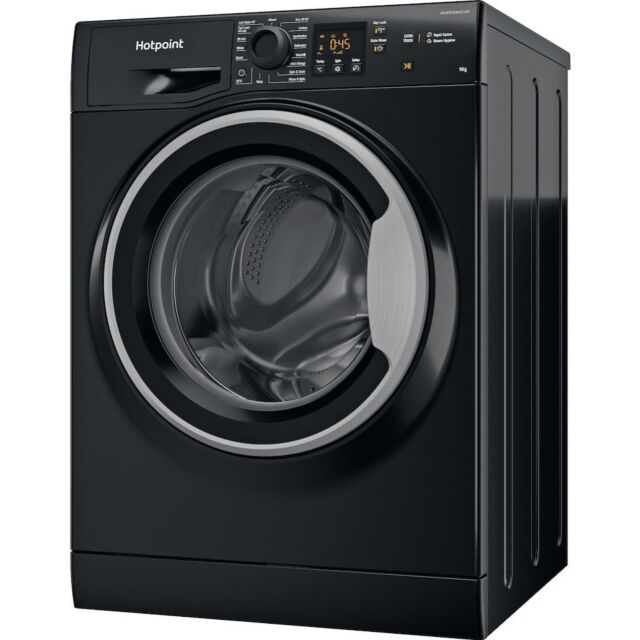 Hotpoint NSWF 946 BS UK Anti-Stain 8kg 1400rpm Washing Machine - Black