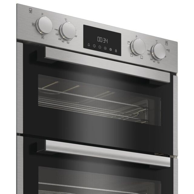 Hotpoint DUH 12D1 IX Electric Built-Under Double Oven - Stainless Steel