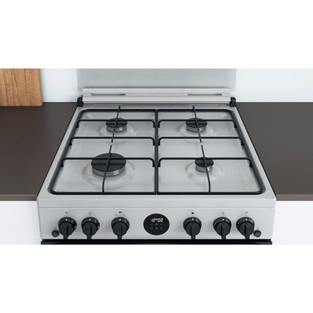 Indesit ID67G0MCX/UK Double Cooker - Inox