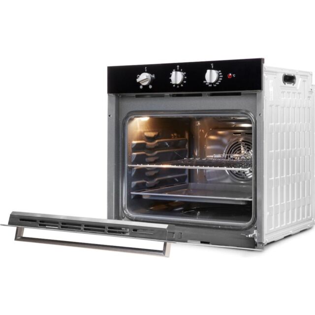 Indesit IFW 6330 BL UK Electric Single Built-In Oven - Black