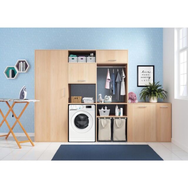 Indesit BDE 86436 WV UK Freestanding 8+6kg Washer Dryer - White