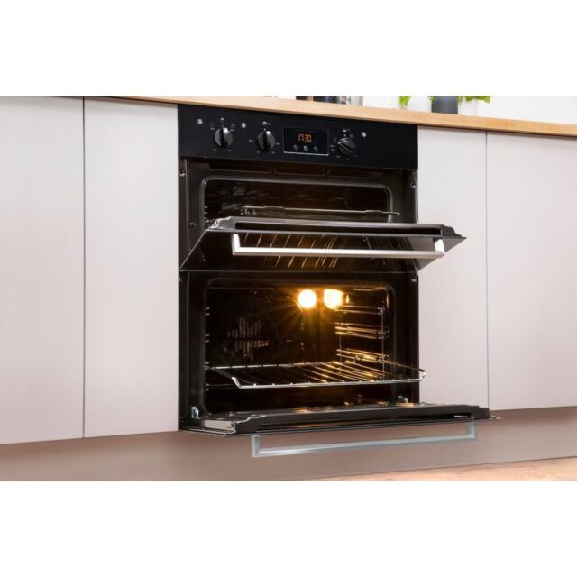 Indesit Aria IDU 6340 BL Electric Built-Under Oven - Black