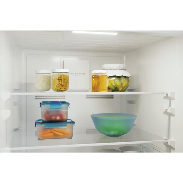 Indesit INFC850TI1SAQUA1 Freestanding Fridge Freezer - Silver