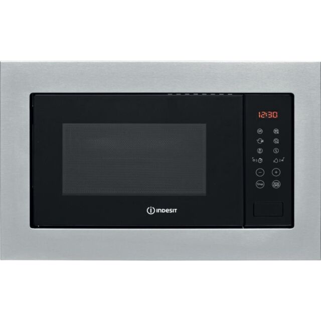 Indesit MWI125GX Built-In Microwave - Stainless Steel