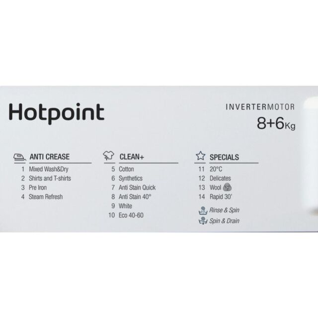 Hotpoint BI WDHG 861484 UK Integrated Washer Dryer