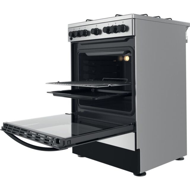 Indesit IS67G5PHX/UK Freestanding 60cm Dual Fuel Cooker