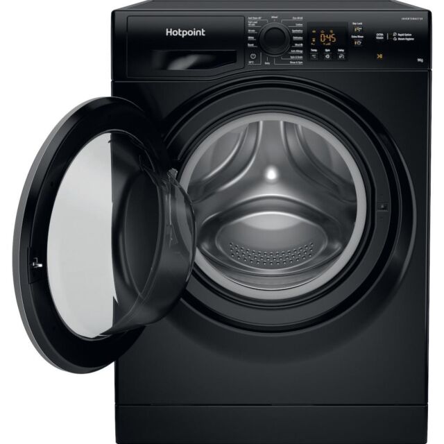 Hotpoint NSWF 946 BS UK Anti-Stain 8kg 1400rpm Washing Machine - Black