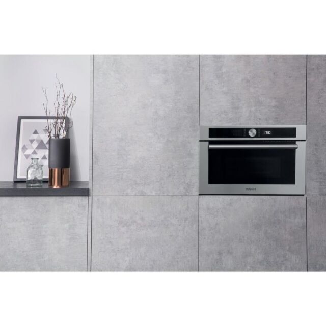 Hotpoint MD 454 IX H Built-In Microwave - Stainless Steel