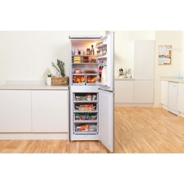 Indesit IBD 5517 S UK 1 Fridge Freezer - Silver