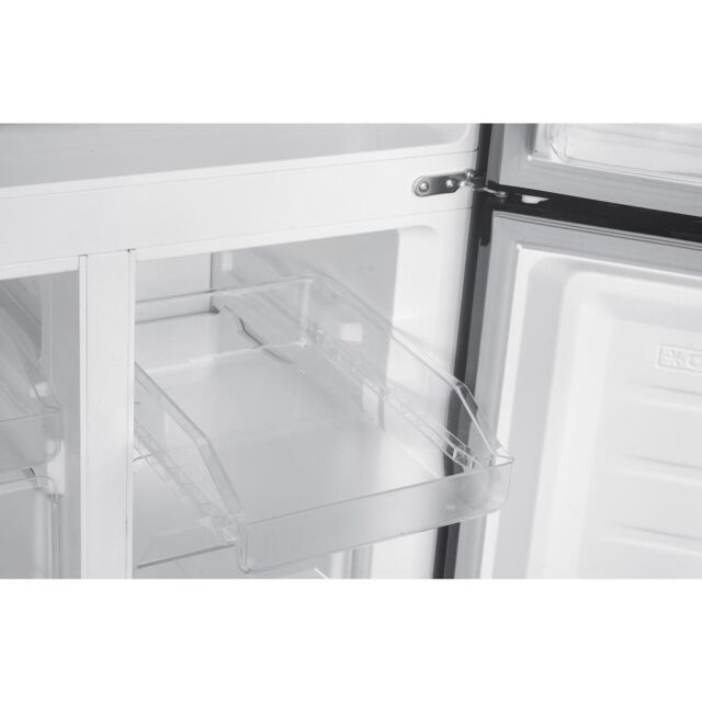 Indesit Push&Go INGF 6421 XP4UK Total No Frost 4 Door American Fridge Freezer - Inox