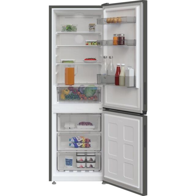 Indesit INK 21411 G4UK Freestanding 60/40 Total No Frost Fridge Freezer - Silver