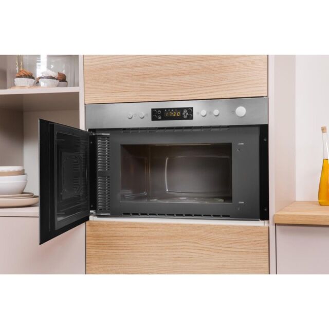 Indesit MWI 5213 IX Built-In Microwave in Stainless Steel