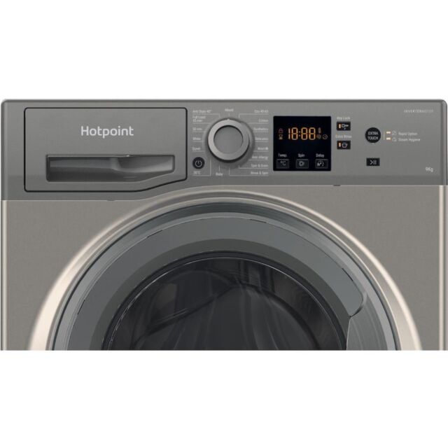 Hotpoint NSWF 946 GG UK Anti-Stain 9kg 1400rpm Washing Machine - Graphite