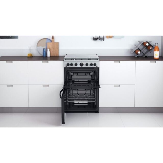 Indesit ID67G0MCX/UK Double Cooker - Inox