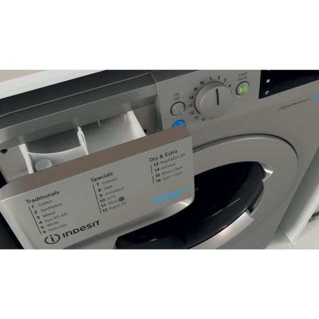 Indesit BDE86436XSUKN Washer Dryer - Silver