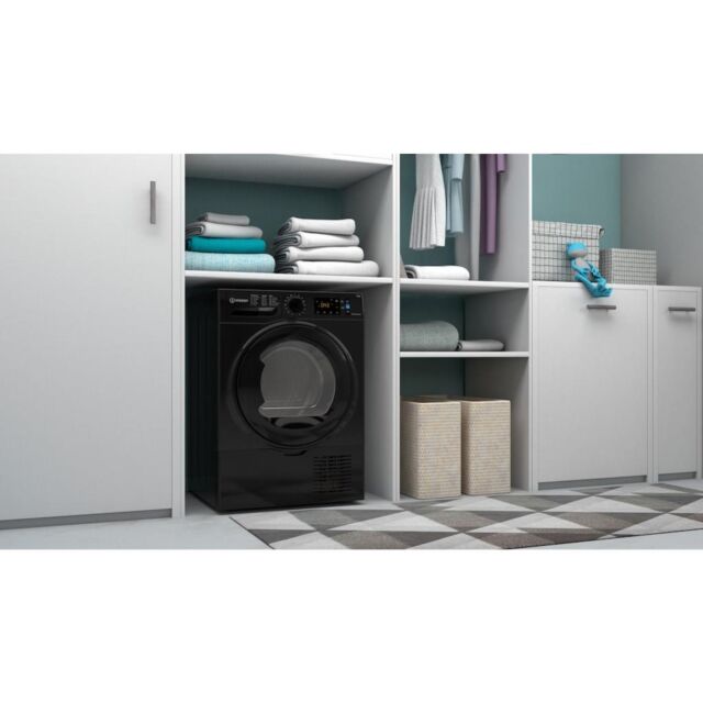 Indesit I3 D81B UK Condenser Tumble Dryer - Black