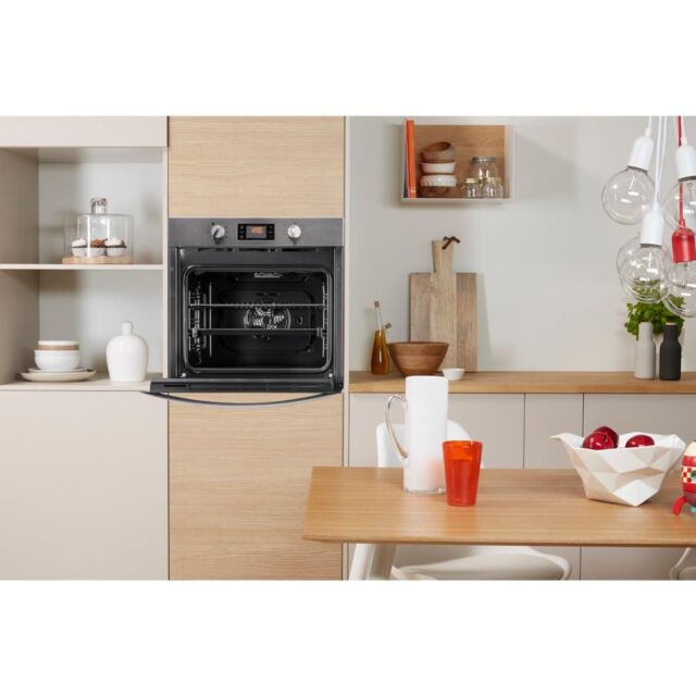 Indesit IFW 3841 P IX UK Electric Single Built-In Oven - Stainless Steel