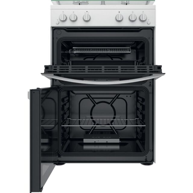 Indesit ID67G0MCW/UK Double Cooker - White