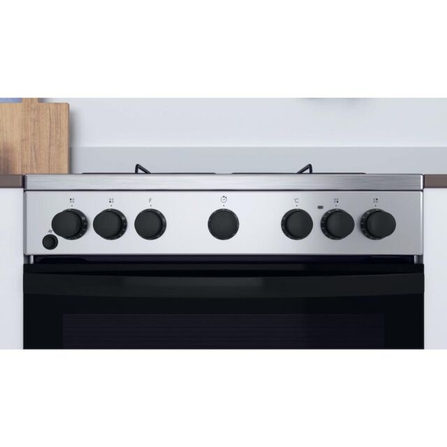 Indesit IS67G5PHX/UK Freestanding 60cm Dual Fuel Cooker