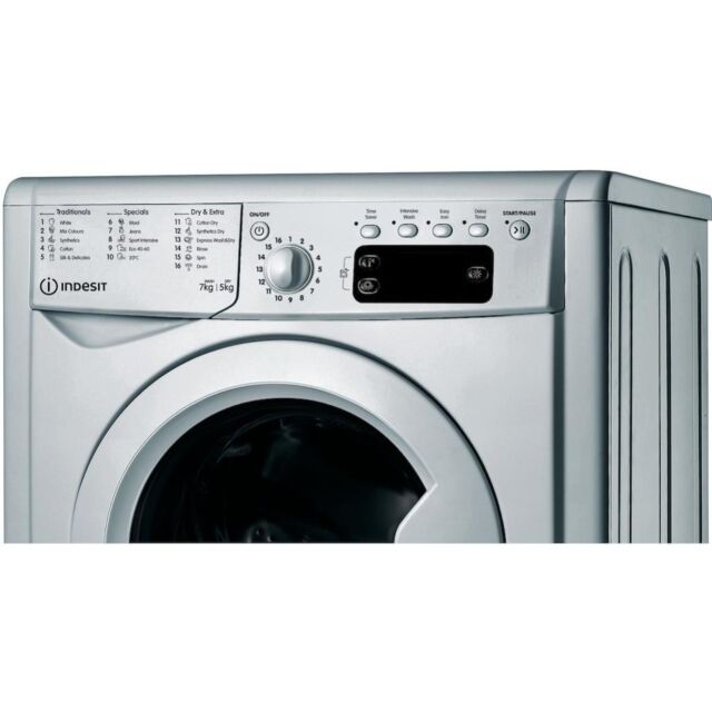 Indesit IWDD 75145 S UK N Ecotime Washer Dryer - Silver