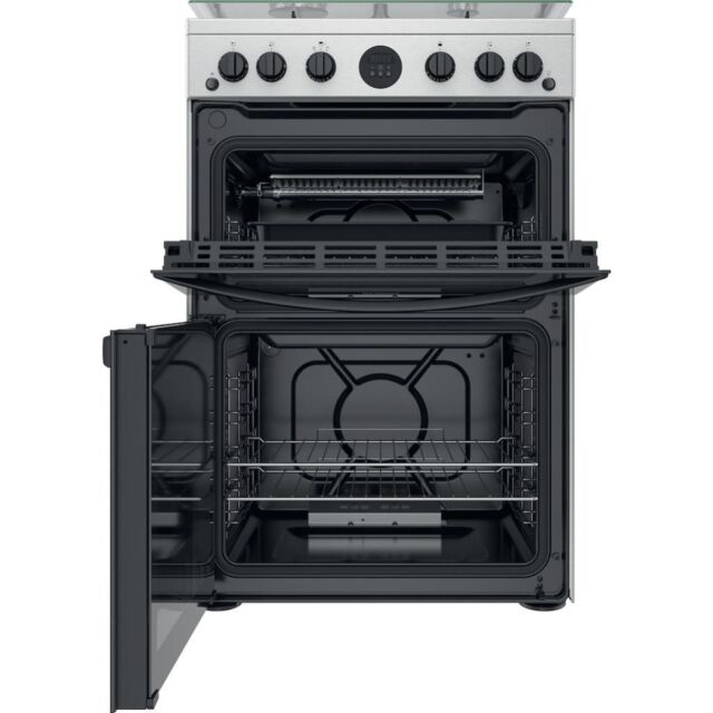 Indesit ID67G0MCX/UK Double Cooker - Inox