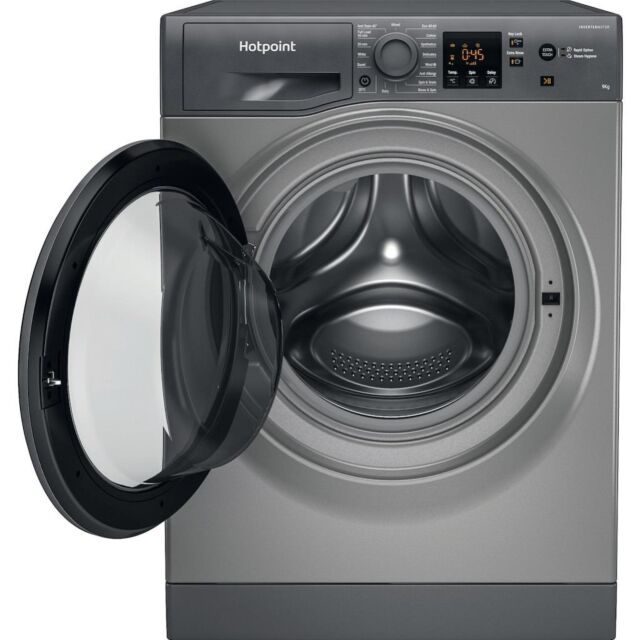 Hotpoint NSWF 946 GG UK Anti-Stain 9kg 1400rpm Washing Machine - Graphite