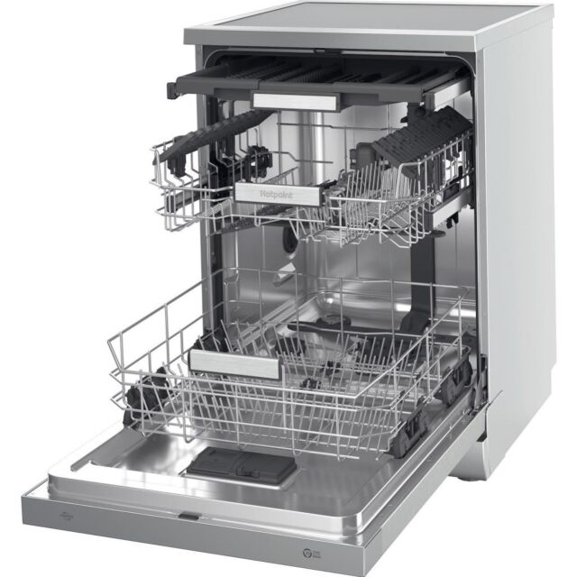 Hotpoint H7F HS51 X UK Maxi Space Freestanding 15 Place Settings Dishwasher