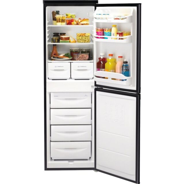 Indesit IBD 5517 B UK 1 Fridge Freezer - Black