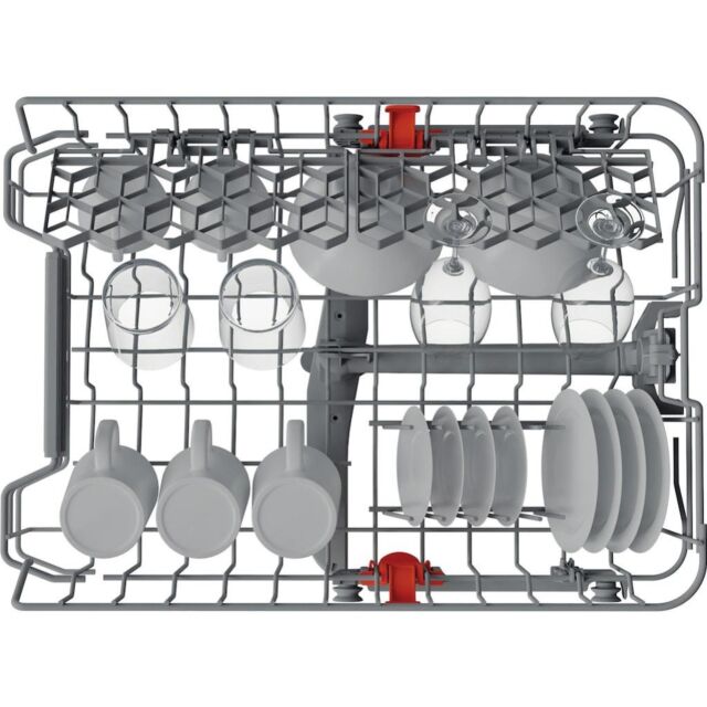 Hotpoint HI9C 3M19 C S UK Slimline Integrated Dishwasher - Silver