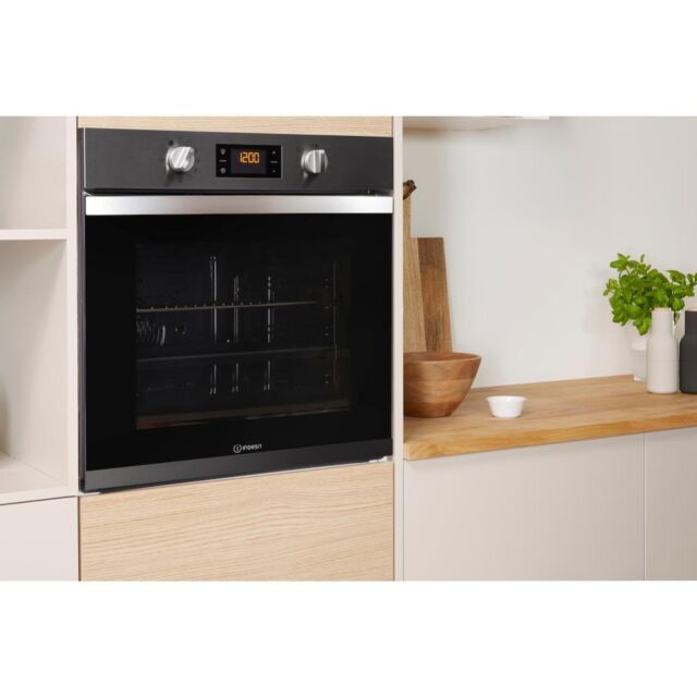 Indesit IFW 3841 P IX UK Electric Single Built-In Oven - Stainless Steel
