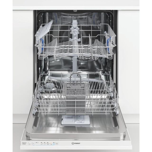Indesit DIE 2B19 UK Ecotime Integrated Dishwasher - White