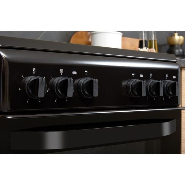 Hotpoint HD5V92KCB/UK Cooker - Black