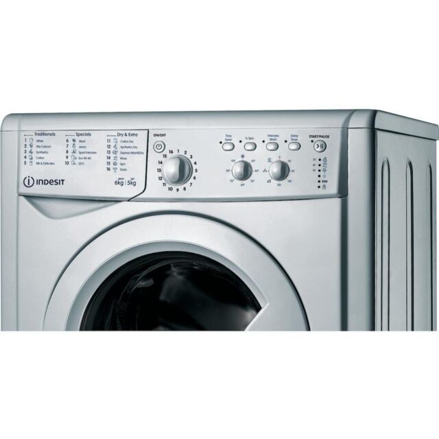 Indesit IWDC 65125 S UK N Ecotime Washer Dryer - Silver